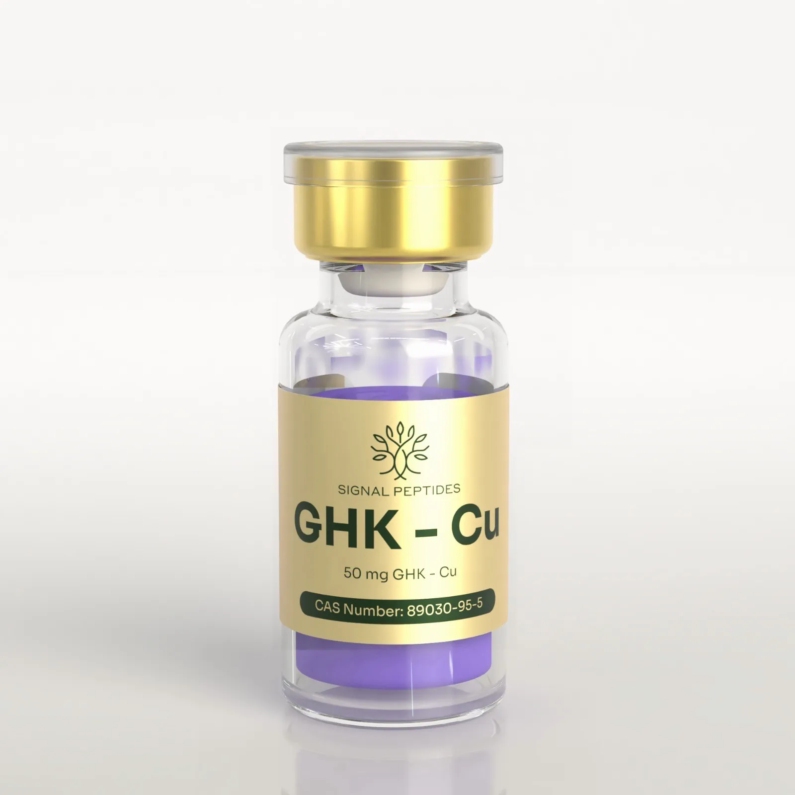 GHK-Cu 50mg peptide vial by Signal for skin quality and collagen support.